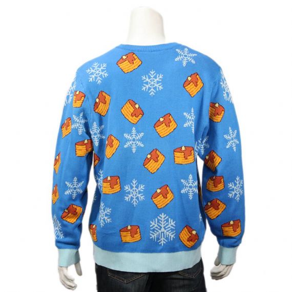 Vela Y Copo De Nieve Grande Para Hombre Divertido Suéter Feo Barato De Navidad - 11655910