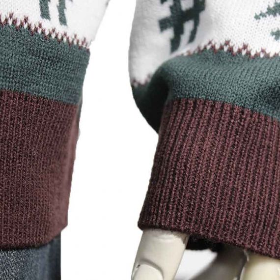 Suéter más feo para hombre de punto jacquard completo de algodón puro - 11664974