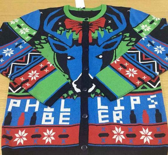 S-6XL 12GG Suéteres de Navidad de cerveza de mezcla de acrílico de algodón - 11667627