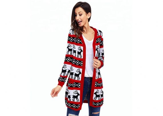 Consulta Lucro hacer clic Suéter navideño de reno de talla grande para mujer