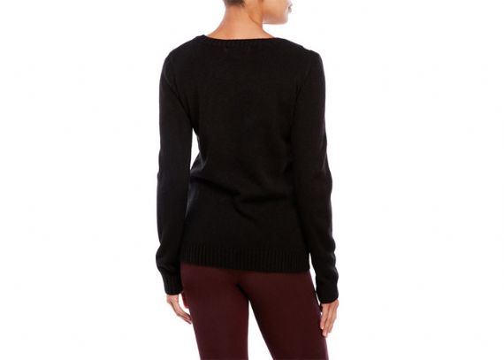 Ugly Christmas Tree Pullover Knit Sweater Ideas para mujeres - 11153792