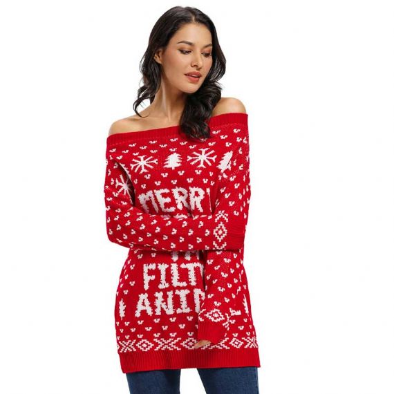 Jerséis de Navidad personalizados Ya Filthy Animal - XW19