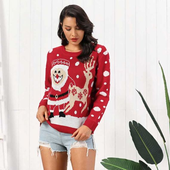 Suéter de Navidad personalizado | Cozyknitsweater - XW26
