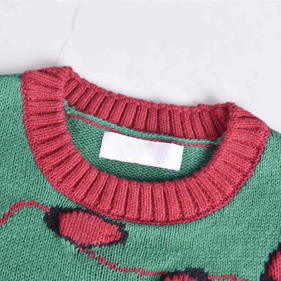 Suéter navideño feo de Pug para niñas - XK17