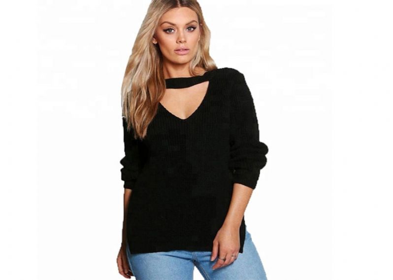 Suéteres tipo jersey de talla grande tejidos por ordenador - 11272256