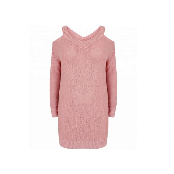 Suéteres cor-de-rosa plus size para mulheres - 11202462