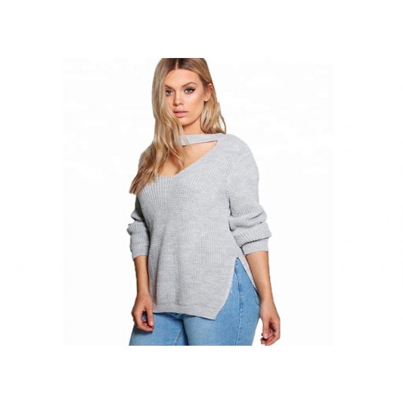 Suéteres plus size tricotados por computador - 11272256
