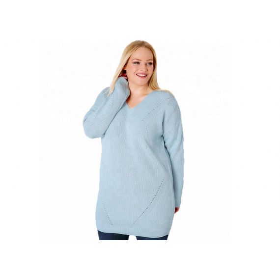 Suéteres de tamanho grande de malha de computador de calibre 12 - 11272261