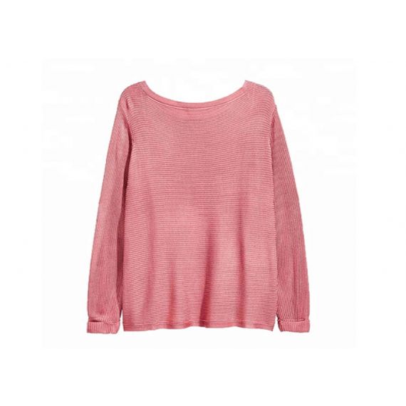 Suéteres rosa feminino plus size 6XL extra-longo Arc Edge Element - 11272264