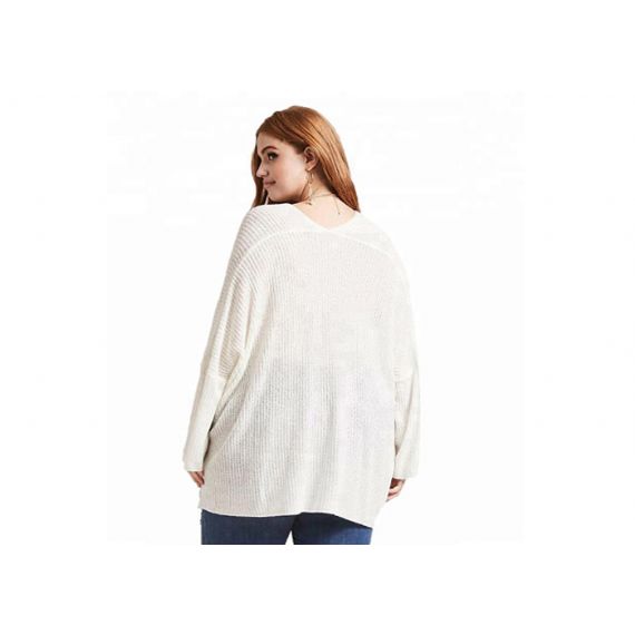 Suéter de malha aberta estilo britânico, suéter superdimensionado feminino para o outono - 11272272