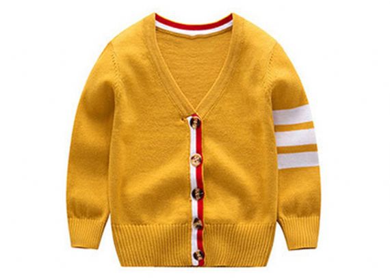 Suéter tipo cárdigan rojo para niños - 11272143