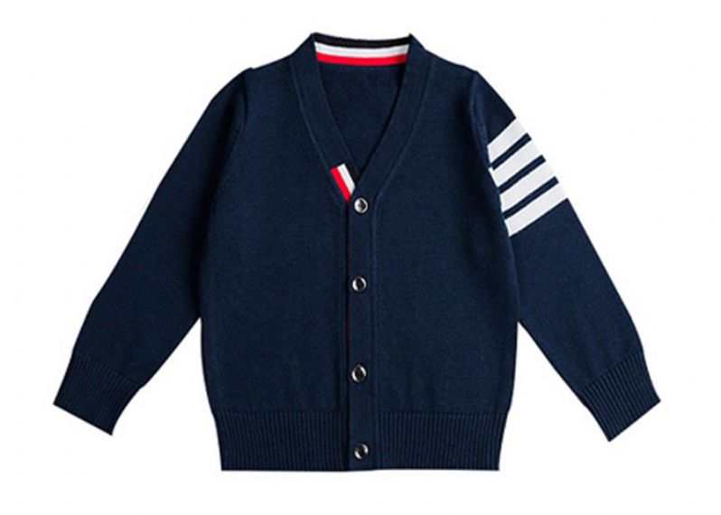 Bonito uniforme escolar para niños, cárdigan con cuello en V, otoño, para estudiantes de primaria - 11272192