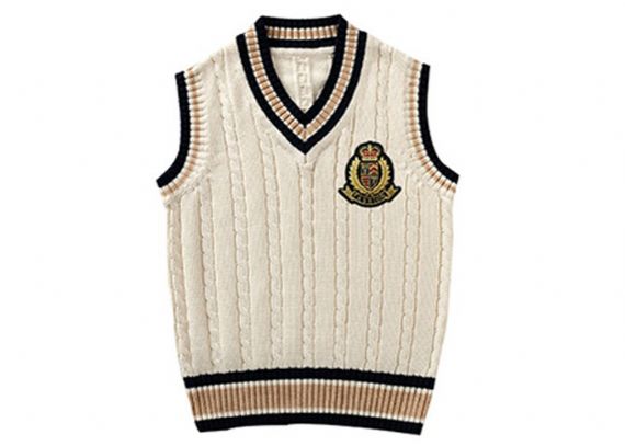 Aduana sin mangas del ODM / del OEM del chaleco sin mangas de los suéteres del uniforme escolar del estilo europeo - 11272200