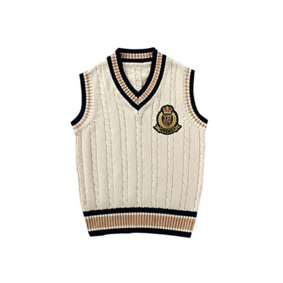 Suéteres de uniforme escolar estilo europeu colete sem mangas ODM / OEM personalizado - 11272200