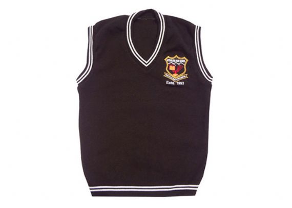 Suéteres de uniforme escolar de punto de algodón puro Chaleco sin mangas Unisex Género - 11272209