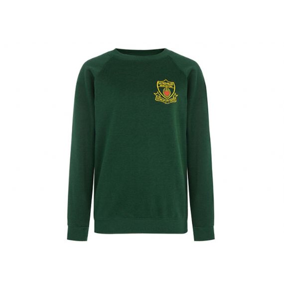 Uniforme escolar pulôver bordado verde - 11272210