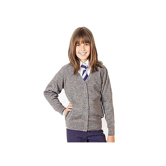Suéteres de uniforme escolar Cardigan com botões britânicos - 11272228