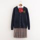 Suéteres de uniforme escolar Cardigan com botões britânicos - 11272228