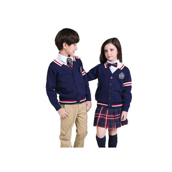 Suéteres de cardigan femininos com gola redonda, suéteres bonitos para meninas com padrões de ponta de onda - 11766659