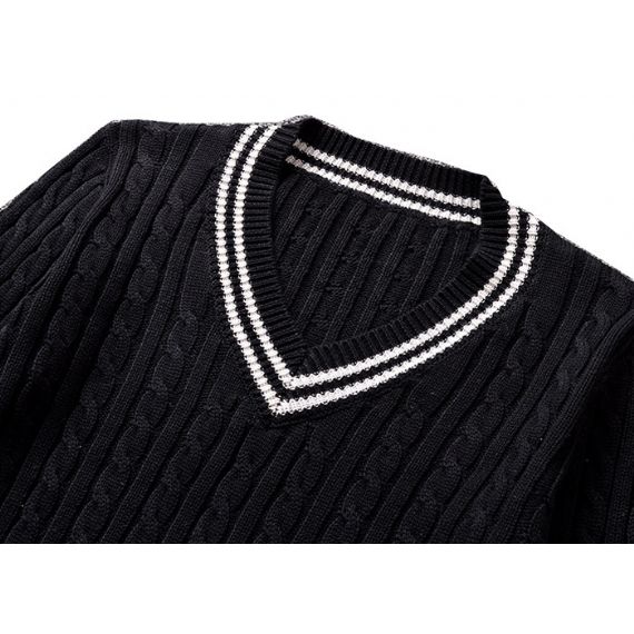 Personalize suéteres de uniforme escolar de malha estilo europeu para serviço oem - 11772703