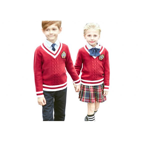 Cardigan de malha infantil manga longa branco/amarelo água morna lavada à mão - 11772990