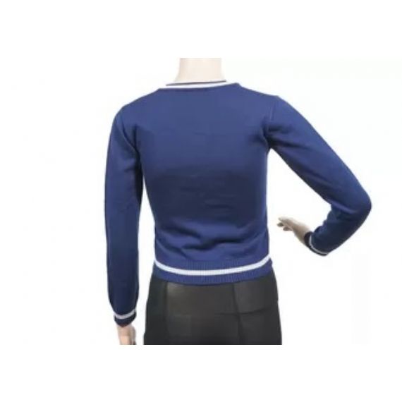 Suéter pulôver infantil britânico de algodão puro suéter escolar infantil feito sob medida - 12324048