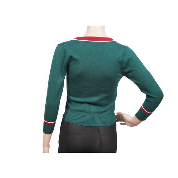 Camisolas de uniforme de escola primária, camisola de vestido de escola verde anti-encolhimento - 12324109