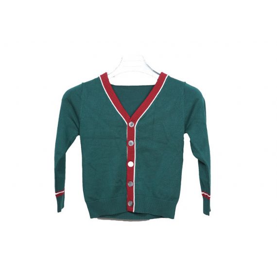 Camisolas de uniforme de escola primária, camisola de vestido de escola verde anti-encolhimento - 12324109