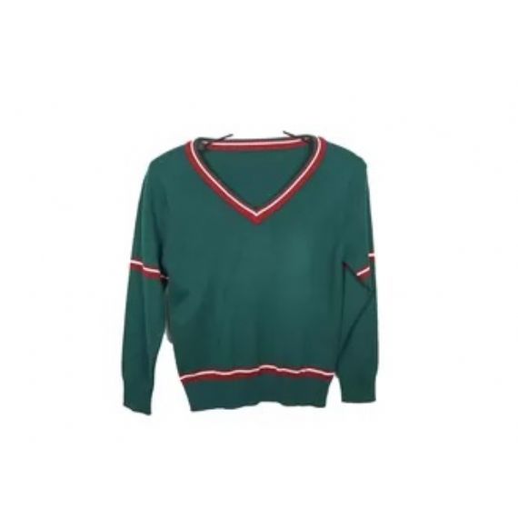 Camisolas de uniforme de escola primária, camisola de vestido de escola verde anti-encolhimento - 12324109