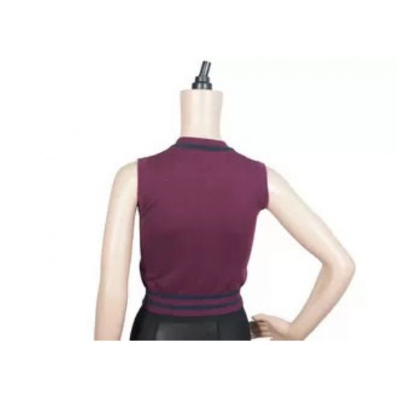 Suéter sem mangas unissex colete uniformes escolares design com imagem primária - 12324183