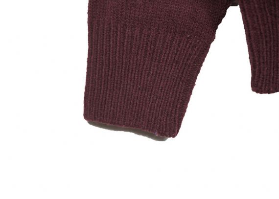 Cárdigan de manga larga morado Suéter de punto para niños Diseños de invierno con dos bolsillos - 12396195