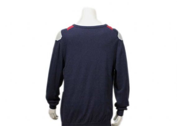 Diseño de suéter de argyle para hombres, estampado de intarsia, jersey de punto de manga larga con cuello en V - 11999935