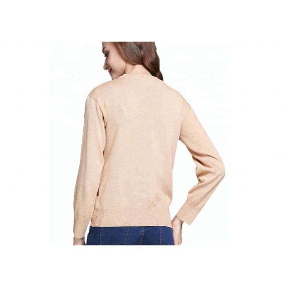 Novo design suéter de lã feminino intarsia lã tigre padrões de tricô para outono - 11202506