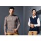 Suéter estilo britânico feito sob medida, suéter de cashmere cardigã com barra canelada - 11272398