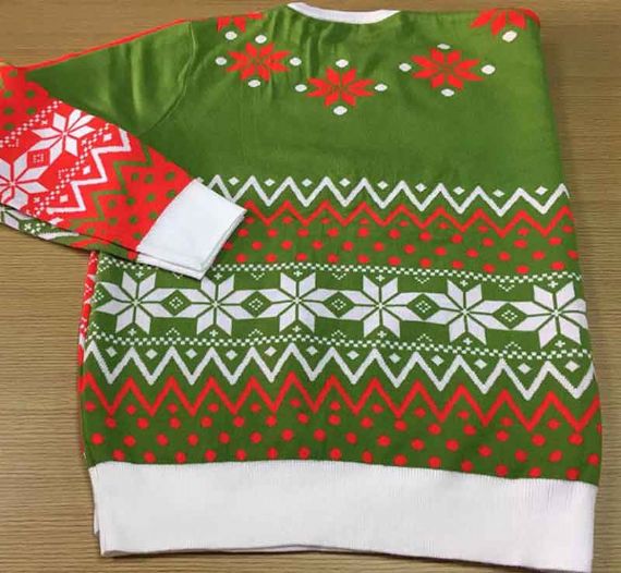 Suéter navideño gemelo de dos cabezas para fiesta - 11655718