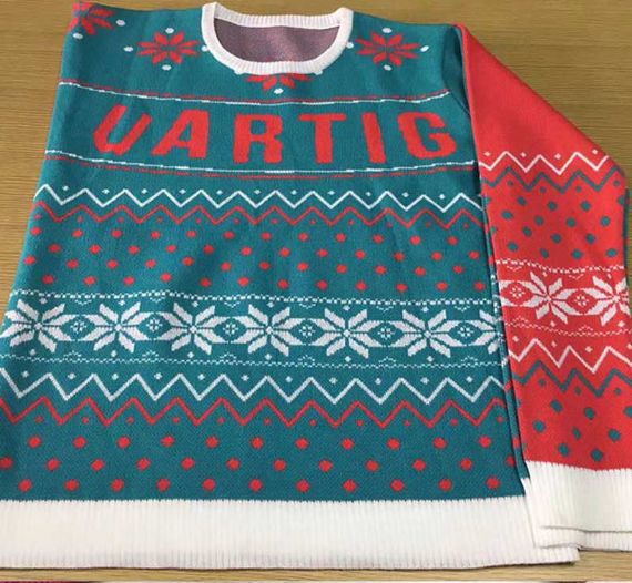 Suéter de Navidad doble unisex de punto de moda - 11664605