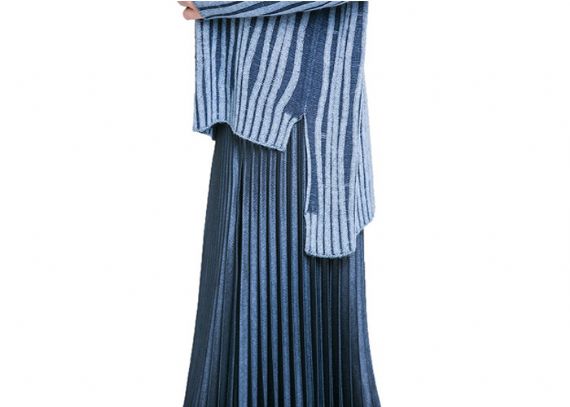 Custom New Arrival Knitted Stripes Plus Size Pullover Sweater For Women - 11202511