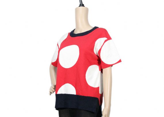 Short Sleeve Womens Oversized Knit Sweaters - 12105360