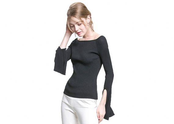 Drop Shoulder Sweater for Ladies - 11078105