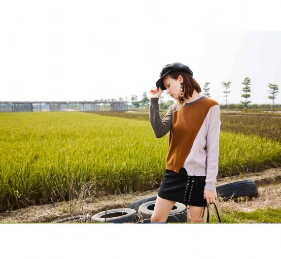 Lady Clothier Custom Made Sweaters Bespoke Intarsia 100% Pure Cashmere Pullover - 11609646