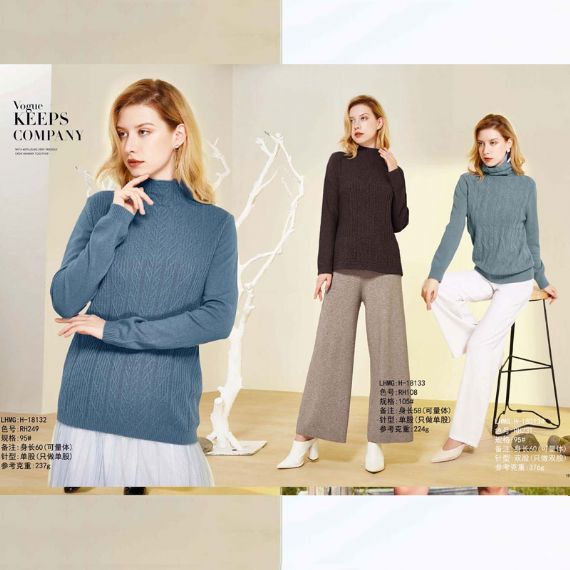 Lady Bespoke Made To Measure Cashmere Sweaters - 11609649