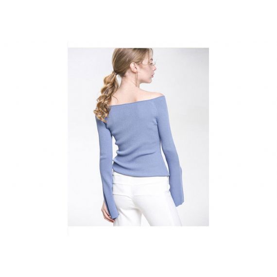 Свитер с заниженными плечами для женщин - 11078105