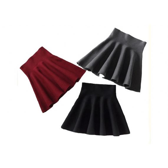 Высокая юбка конькобежца девушек картины решетки талии/модная мини-юбка шотландки - 11612198