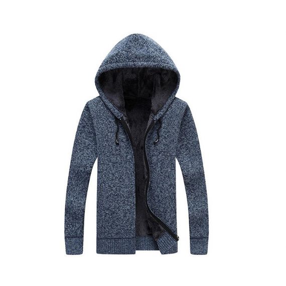 ISO M L XL V Шея Кардиган Молния Мужской вязаный свитер - 13245159