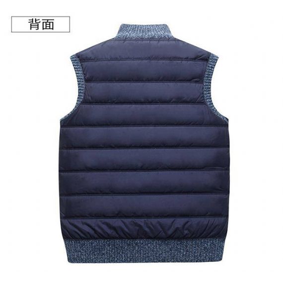 OEM вязаный жилет без рукавов с воротником-стойкой - 13246299