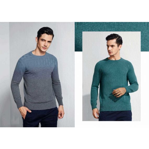 Одежда из кашемира с круглым вырезом Intarsia связала на заказ свитер из 100 кашемиров - 11272412