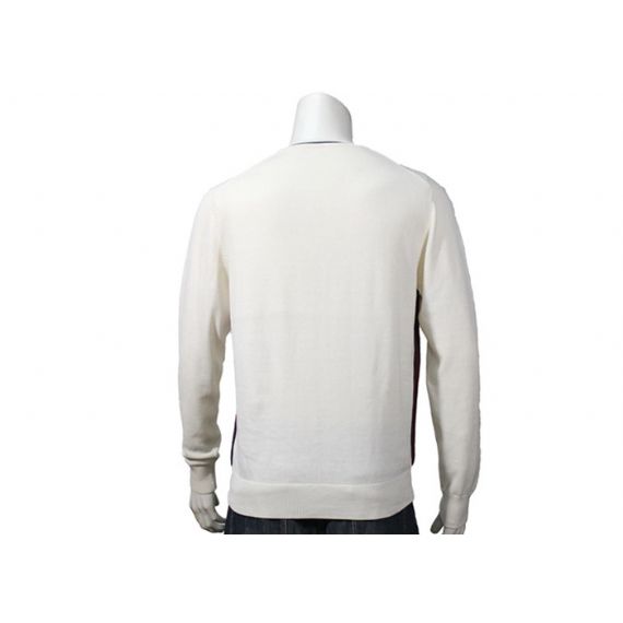 Падения свитера Книт белых людей цвета и прыгуны Книтвеар чистого хлопка зимы - 11998988