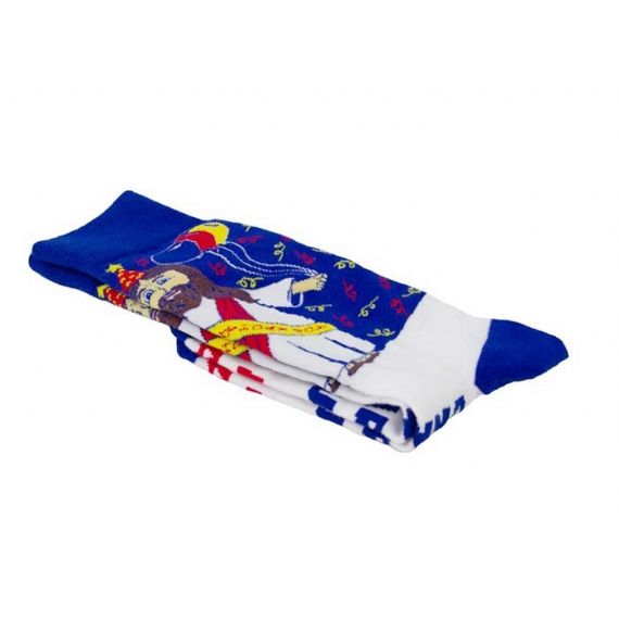 Мужские уродливые рождественские носки до колена на день рождения Иисуса - 12203948