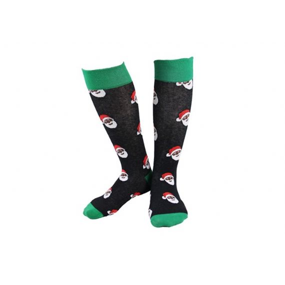 Теплые зимние унисекс уютные пушистые рождественские носки Санта-Клауса - 12204027