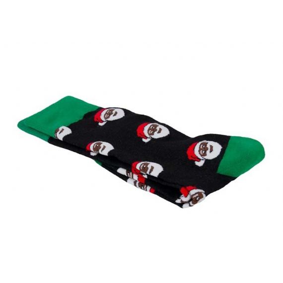 Теплые зимние унисекс уютные пушистые рождественские носки Санта-Клауса - 12204027